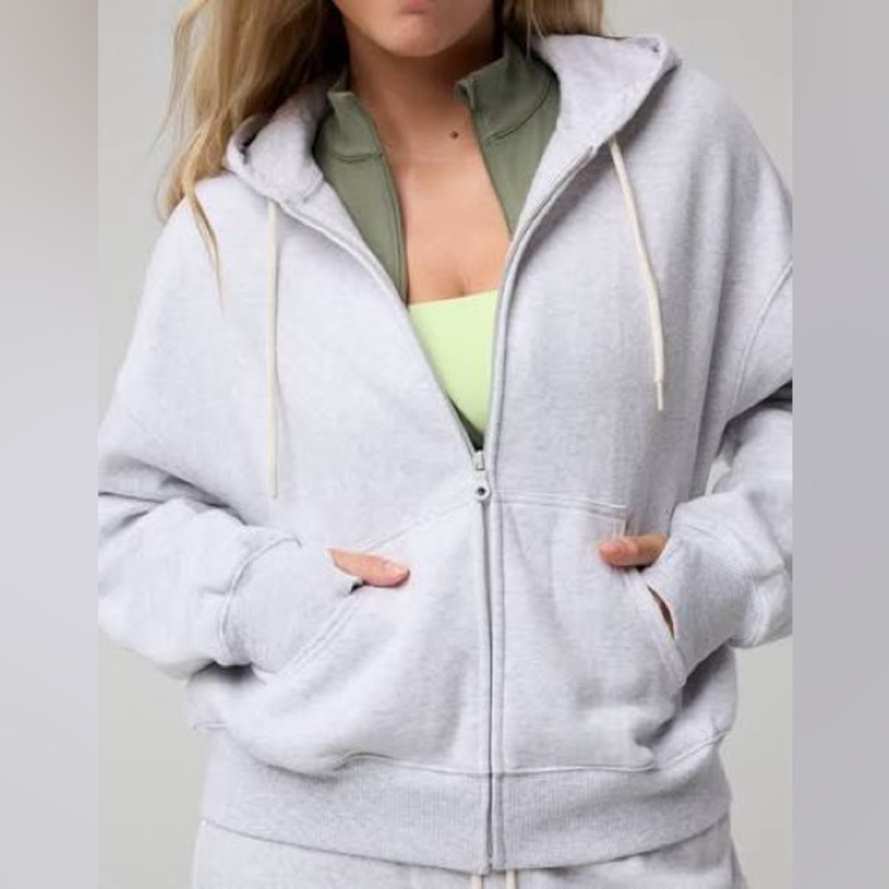 OFFLINE By Aerie Cloud Fleece Classic Full Zip Sweatshirt